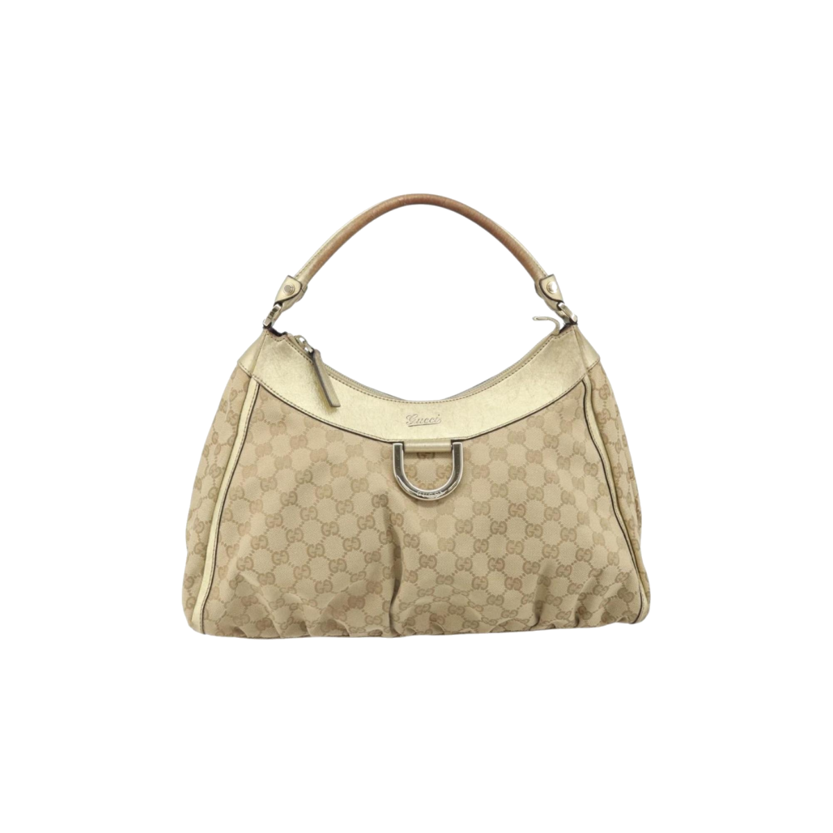Gucci Abbey GG Canvas D-Ring Hobo Bag