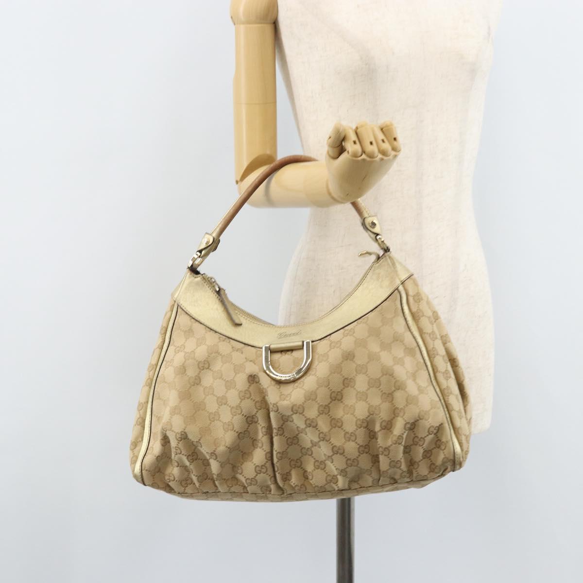 Gucci Abbey GG Canvas D-Ring Hobo Bag