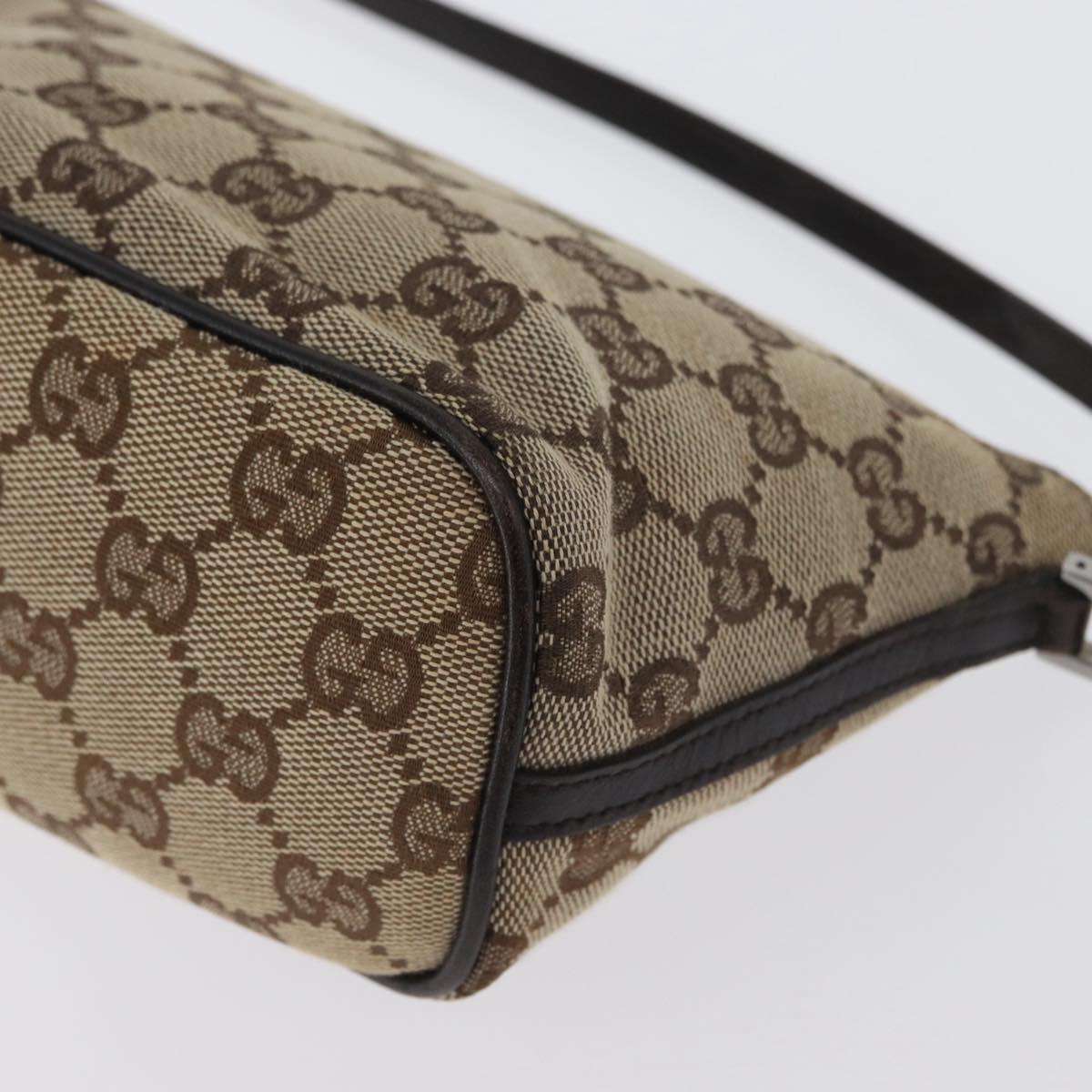 Gucci Canvas Accessory Pouch Beige