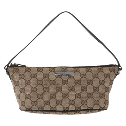 Gucci Canvas Accessory Pouch Beige