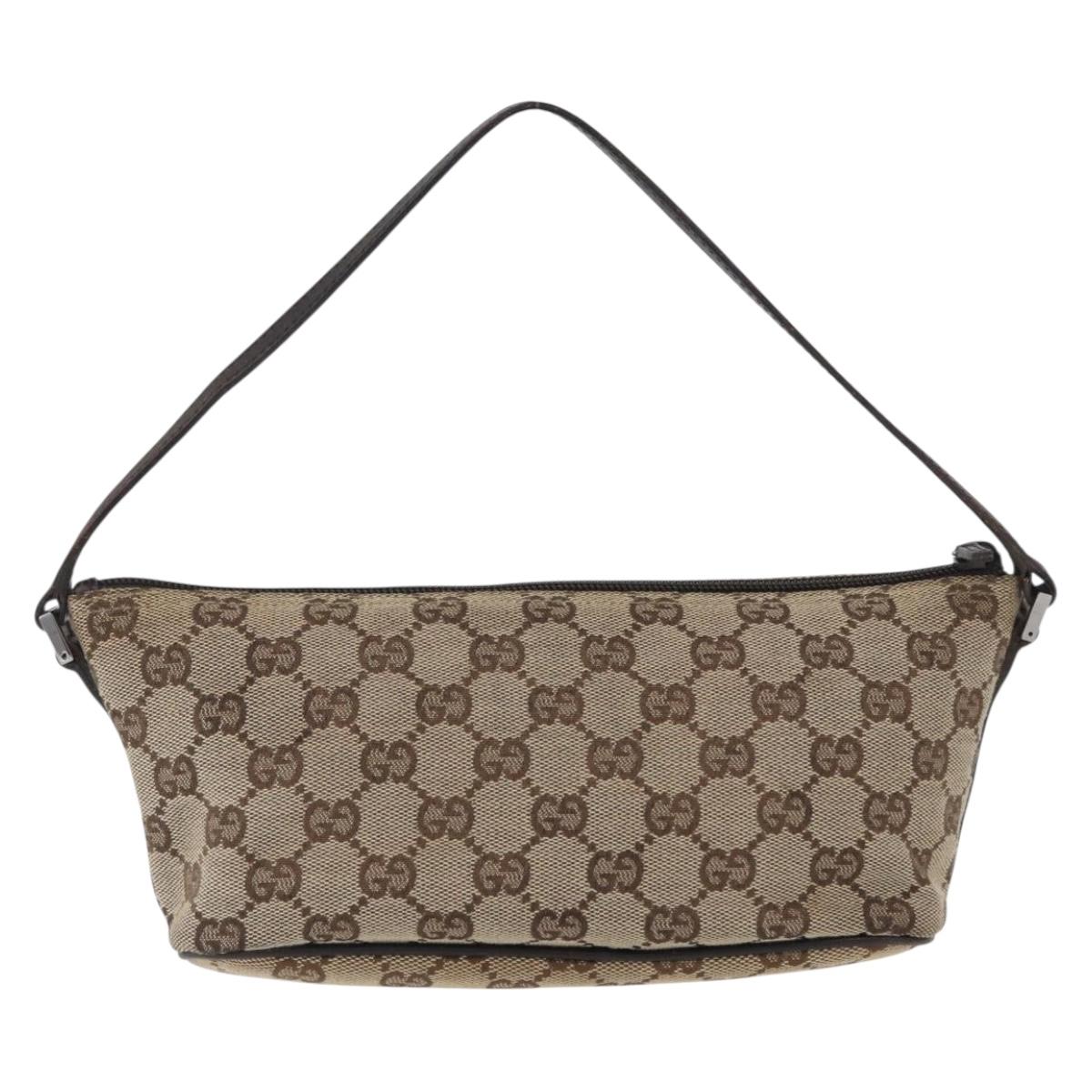 Gucci Canvas Accessory Pouch Beige