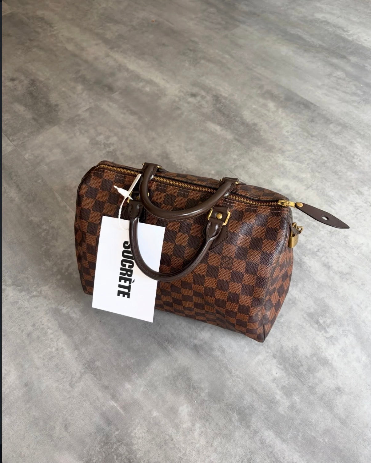 Louis Vuitton Speedy 30 Damiere Ebène