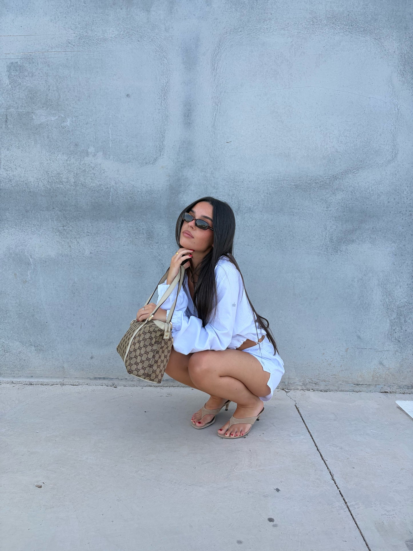 Gucci GG Canvas Abbey Tote Bag