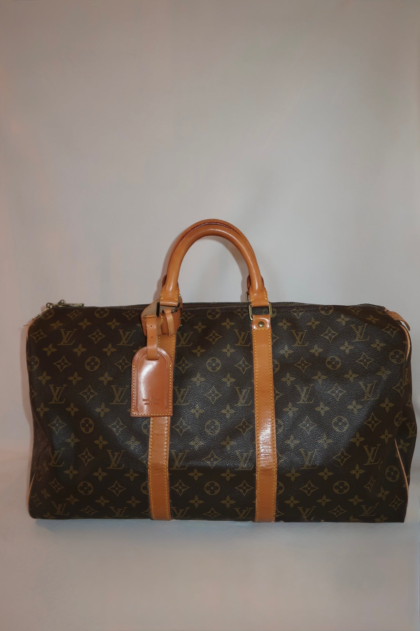 LOUIS VUITTON Monogram Keepall 50 Boston Bag