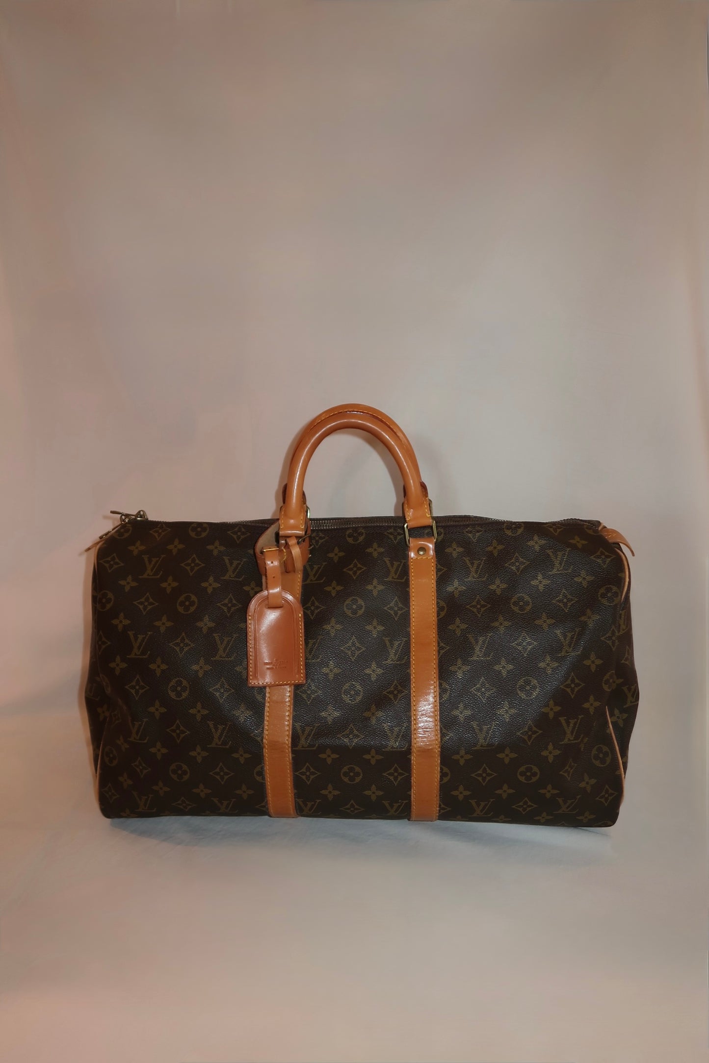 LOUIS VUITTON Monogram Keepall 50 Boston Bag