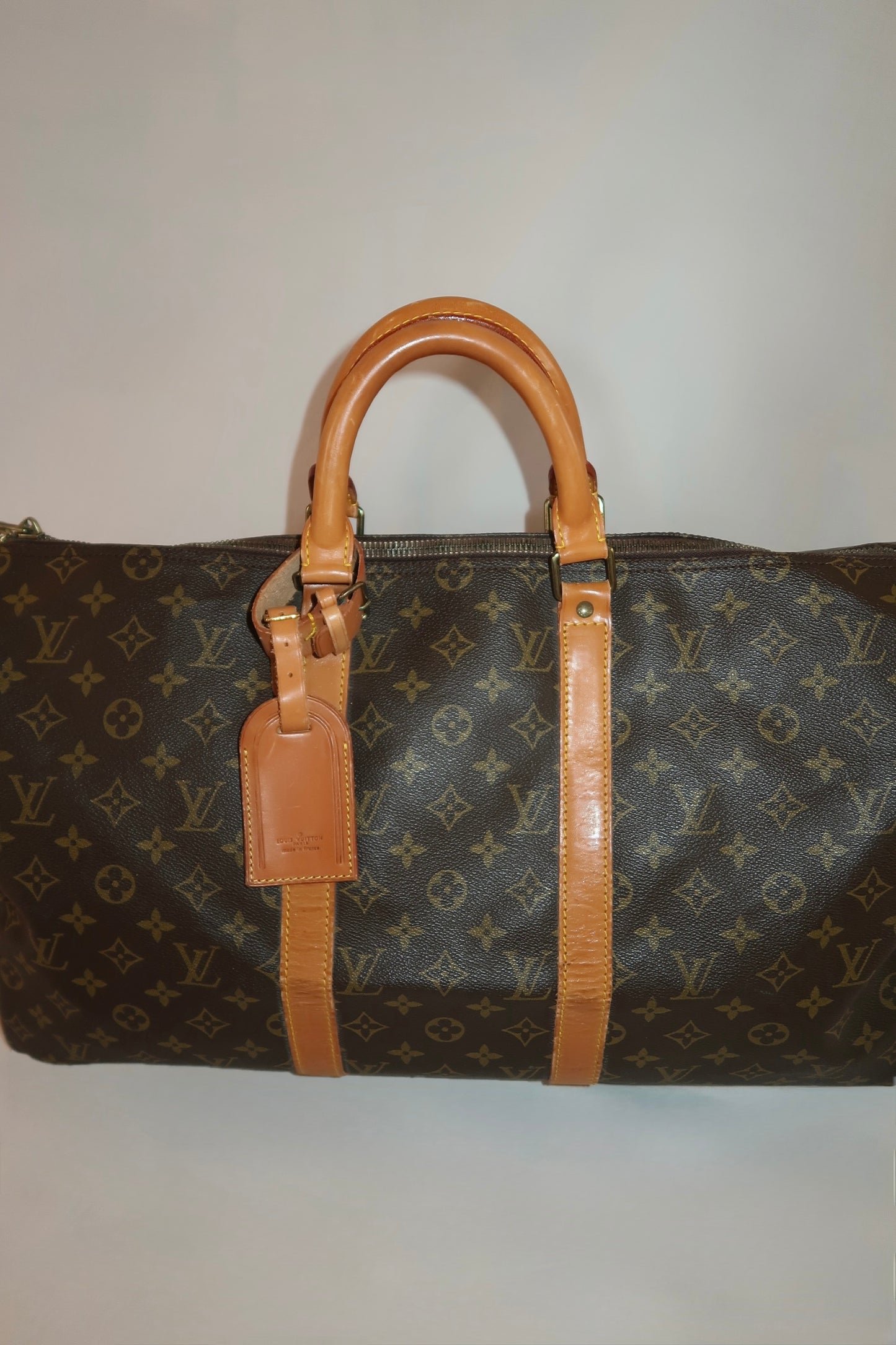 LOUIS VUITTON Monogram Keepall 50 Boston Bag