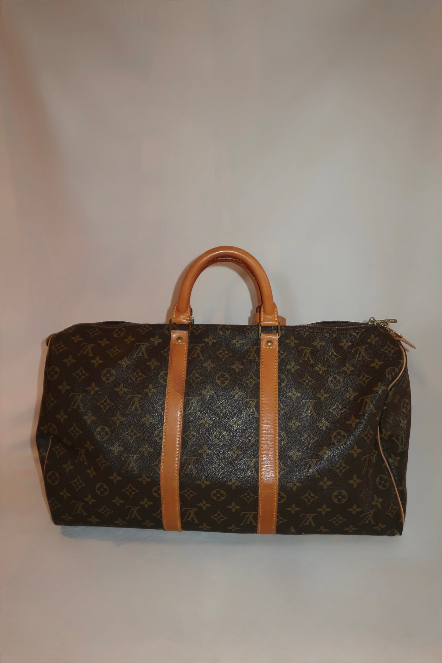 LOUIS VUITTON Monogram Keepall 50 Boston Bag