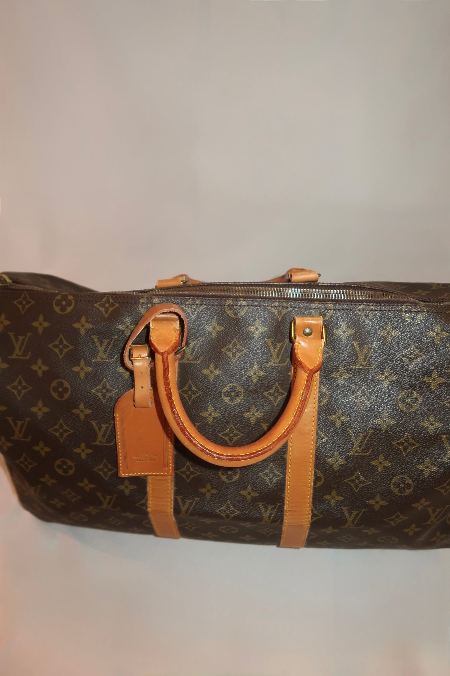 LOUIS VUITTON Monogram Keepall 50 Boston Bag