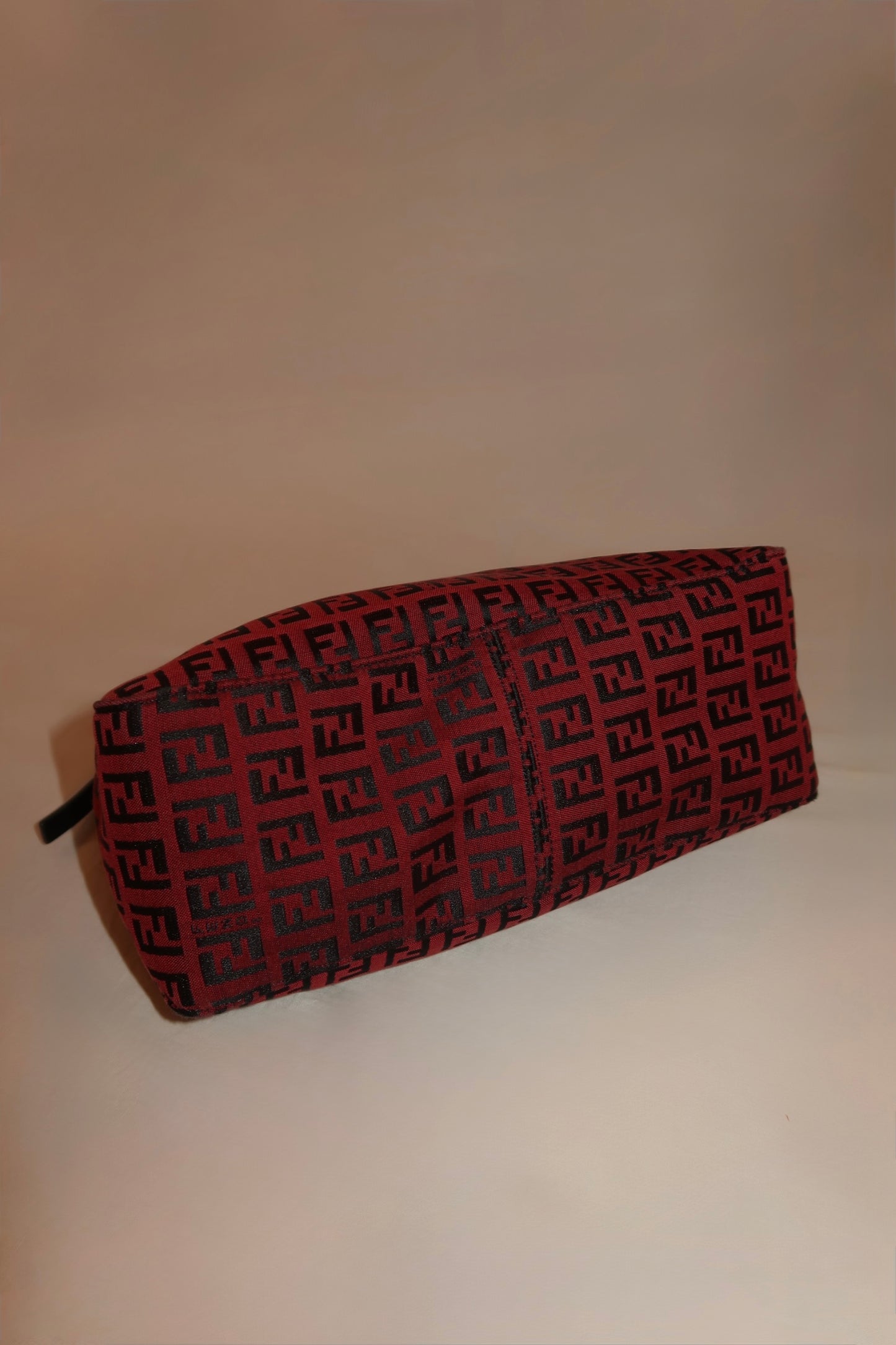 FENDI Zucchino Canvas Shoulder Bag