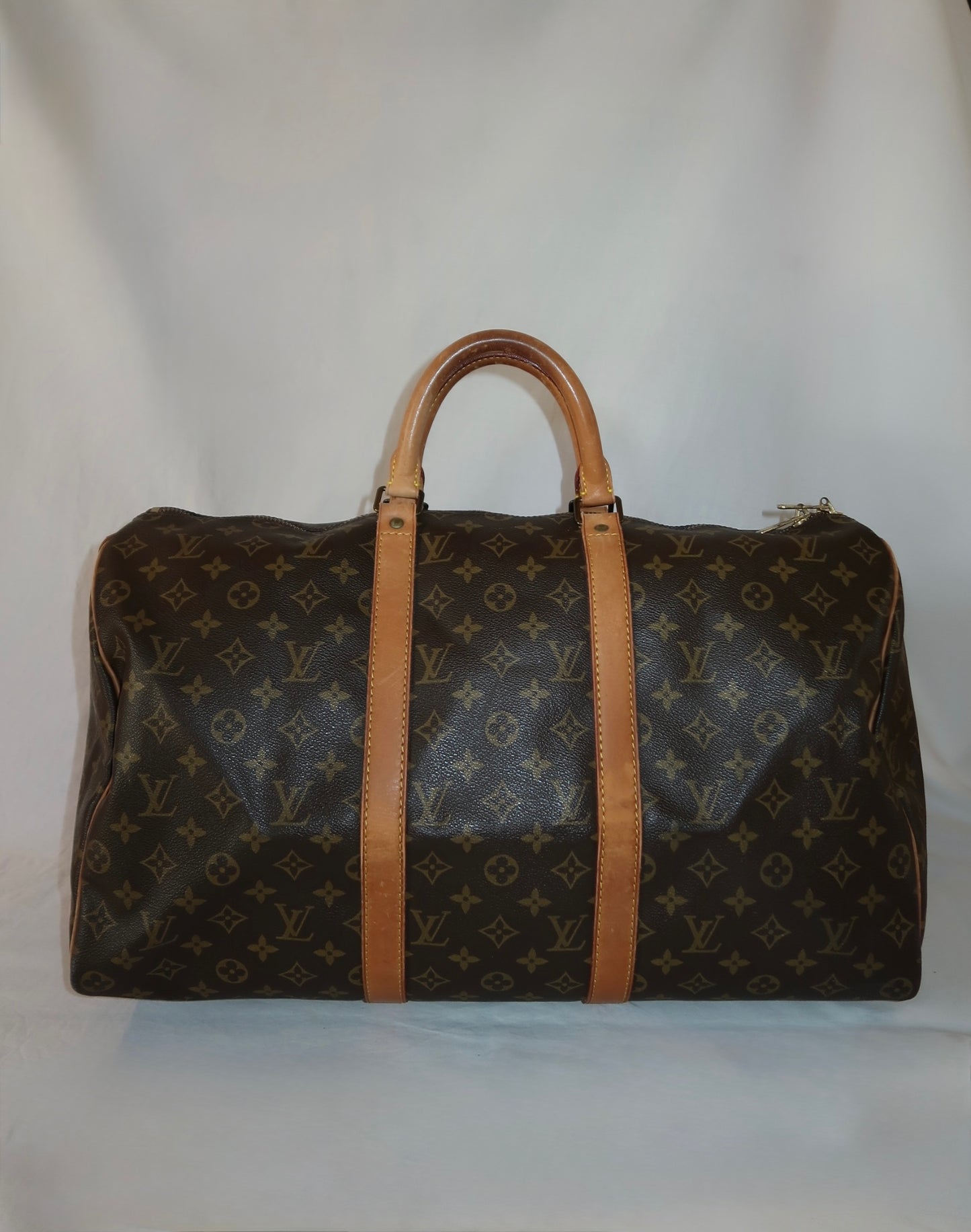 LOUIS VUITTON Monogram Keepall 50 Boston Bag