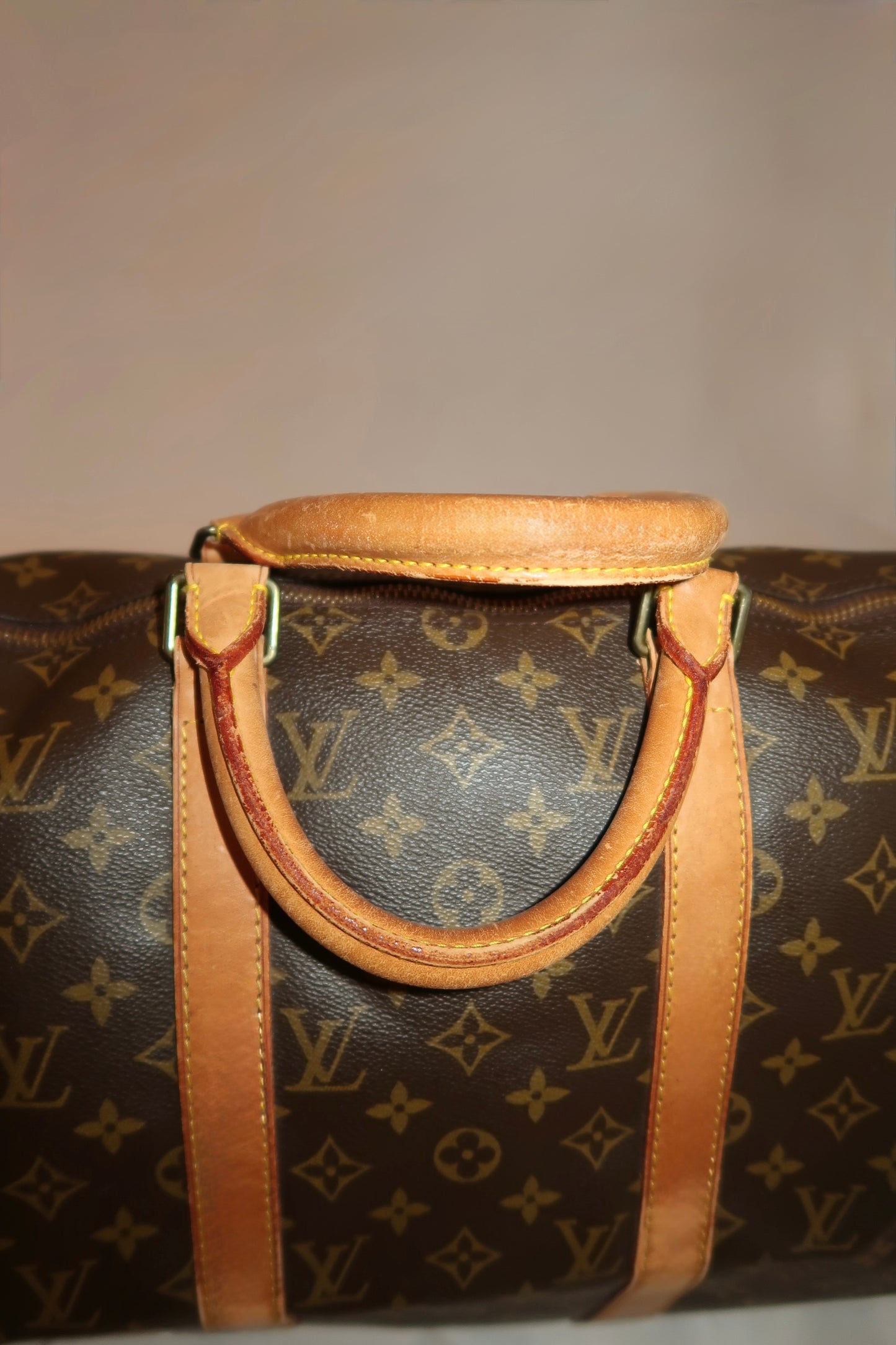 LOUIS VUITTON Monogram Keepall 50 Boston Bag
